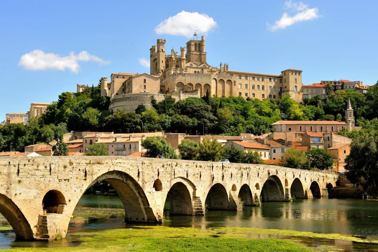"La Cle Des Champs"-Meuble De Tourisme 3 Etoiles -Residence "Les Logis De Beziers"-Garage Optionnel-Coeur De Ville-Plages A 16Km ! Buitenkant foto